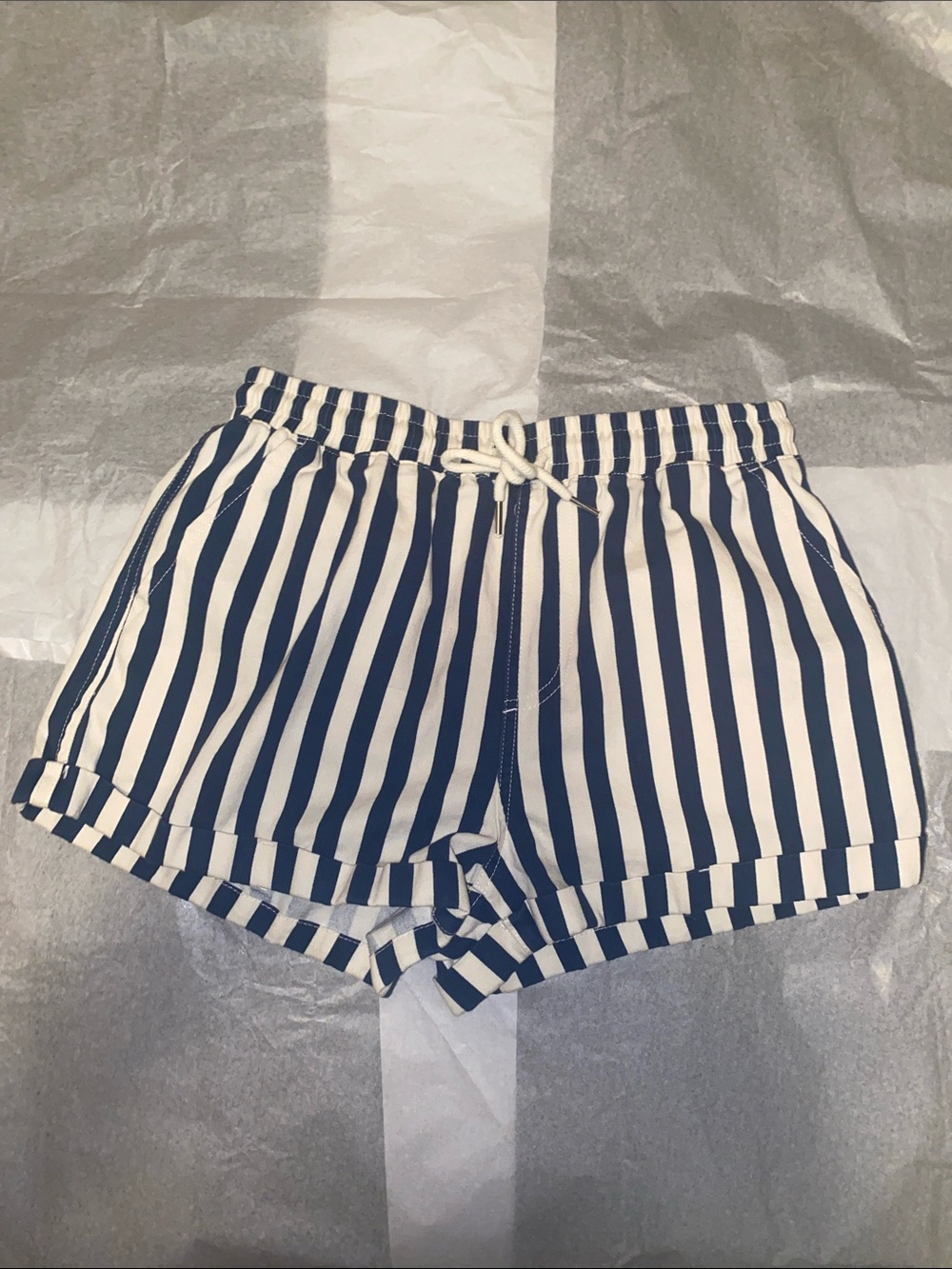 Forever 21 Pinstriped Short Shorts